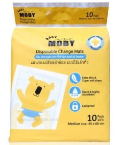 Bỉm miếng Moby (10 miếng, cỡ 45x60 cm)