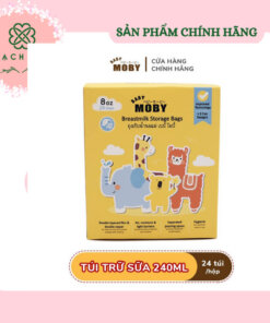 Túi trữ sữa Moby 150ml (30 túi/hộp, có vòi rót vệ sinh)